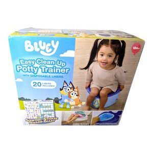 Bluey Potty Training Chair With Disposable Liners and Reward Chart 18 Months New